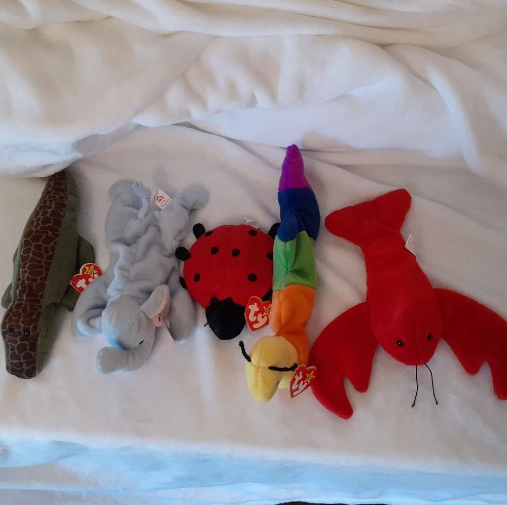 Ty Beanie Baby Original  5 pack